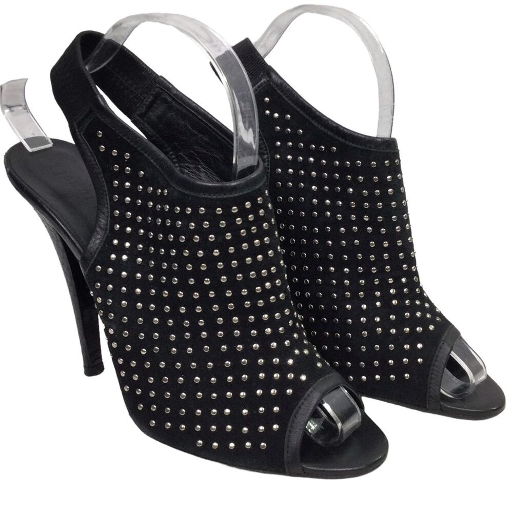 Jenni Kayne 90s Indie Sleaze Whimsigoth Studded Edgy Quiet Luxury Bootie Sz 40